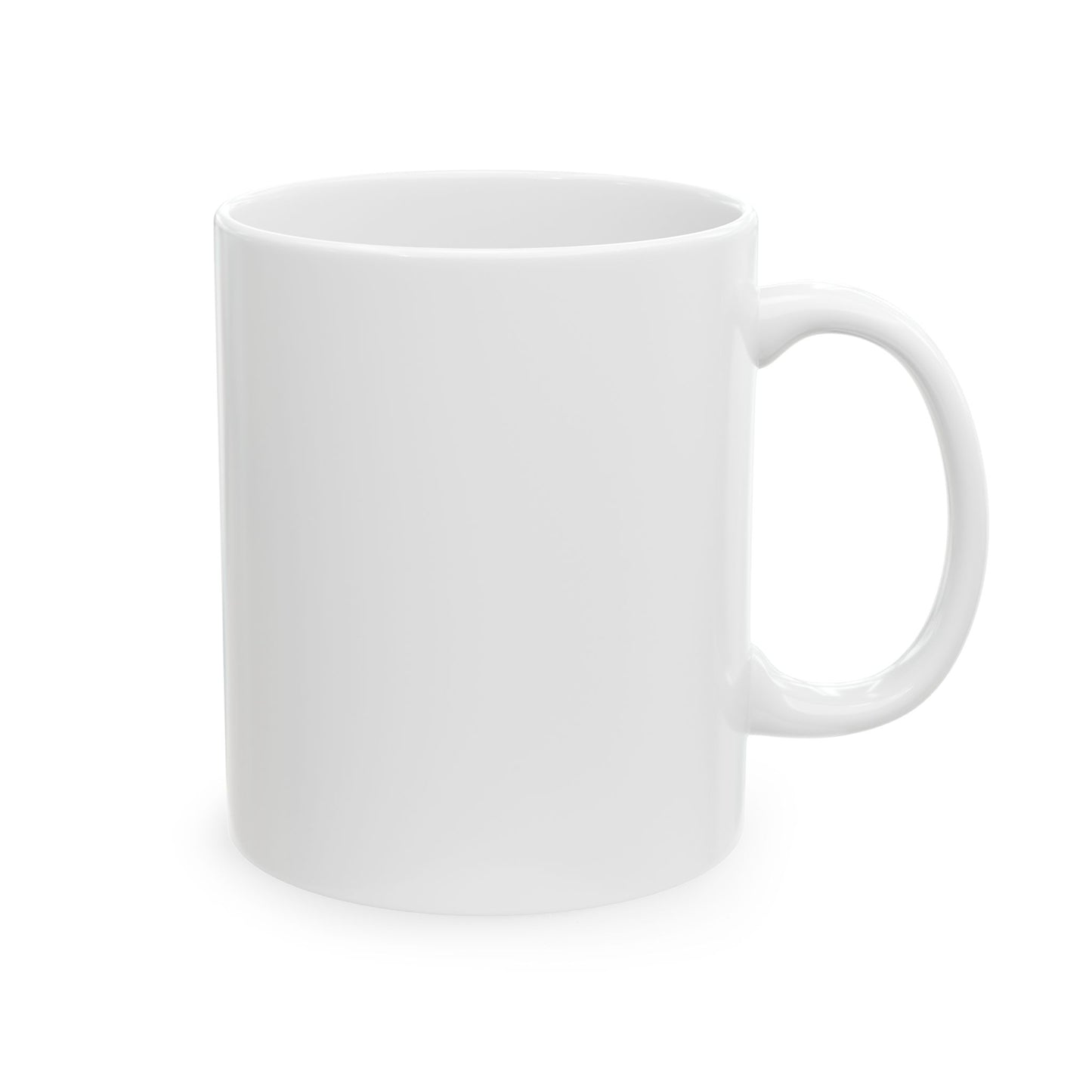 Funny Doodle Face Ceramic Mug – Cute Cartoon Eyes & Mustache Coffee Cup (11oz/15oz)