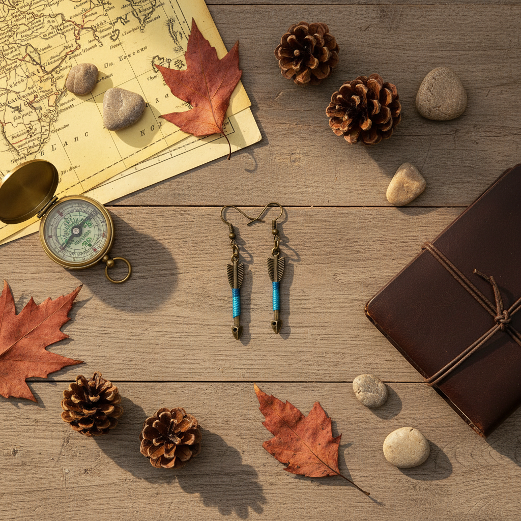 Blue Arrow Earrings – Adventure Boho Jewelry