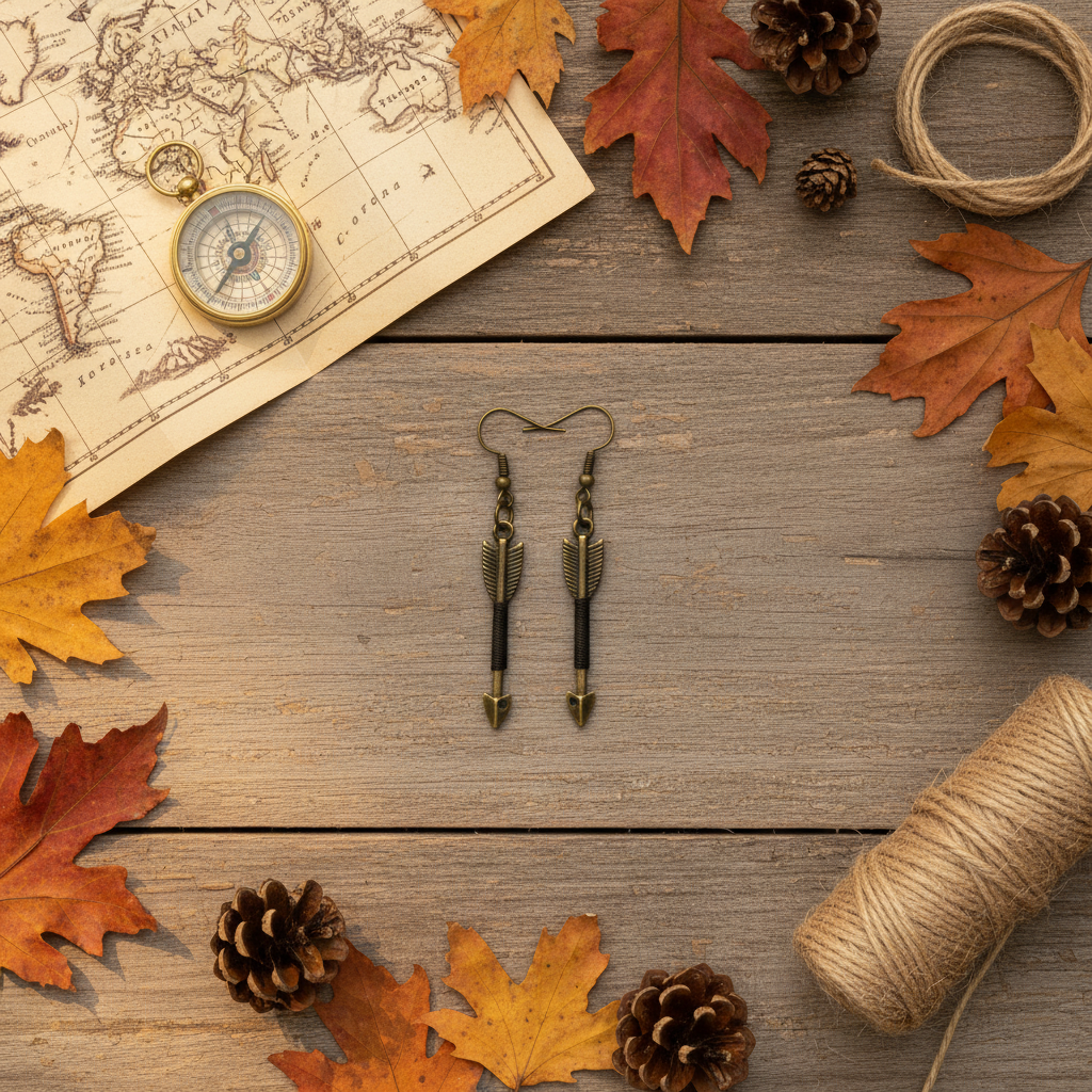 Black Arrow Earrings – Rustic Adventure Jewelry