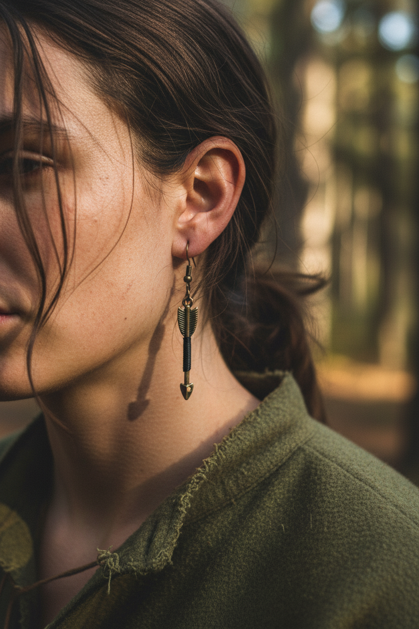 Black Arrow Earrings – Rustic Adventure Jewelry