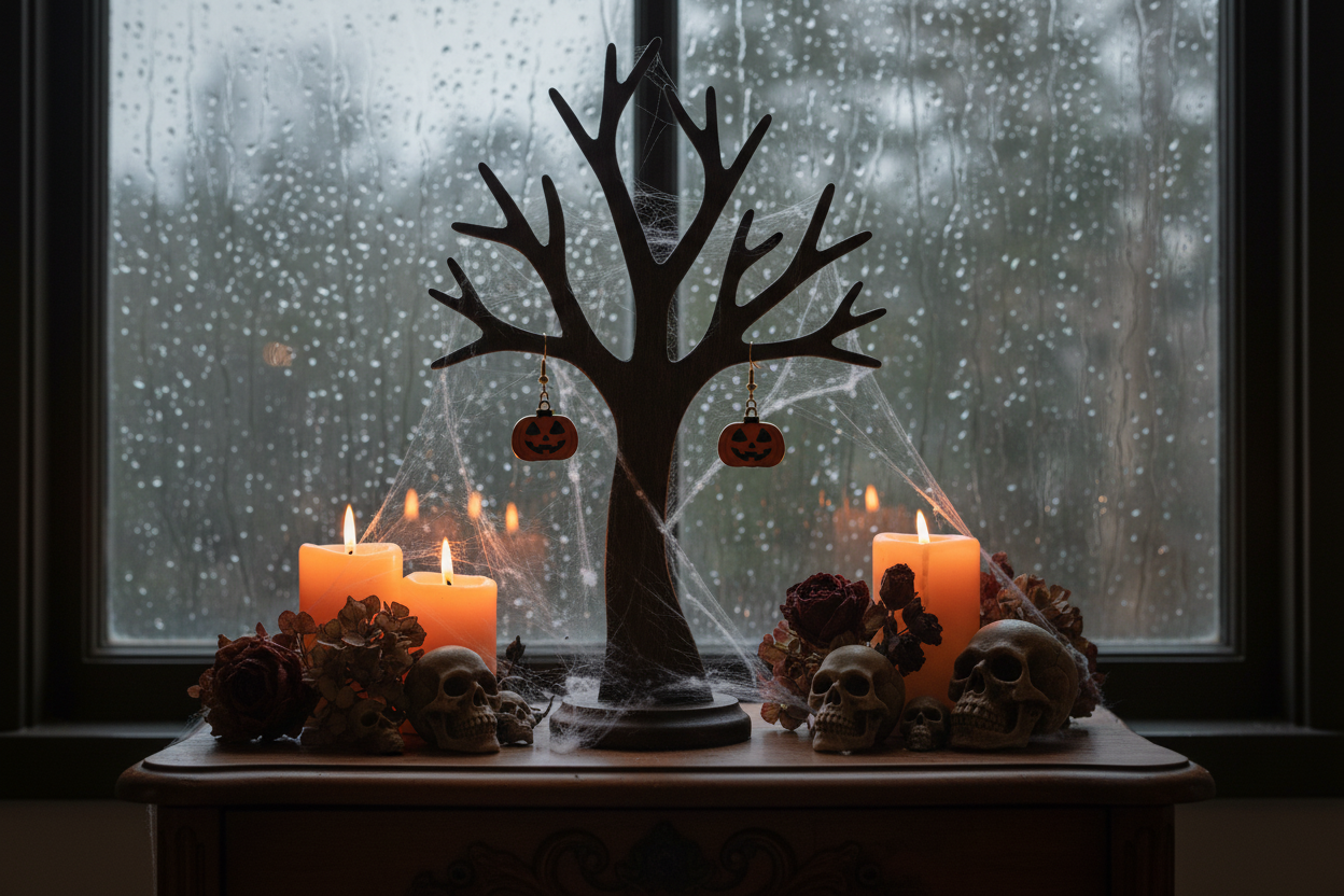 Halloween Pumpkin Earrings – Spooky Autumn Jewelry
