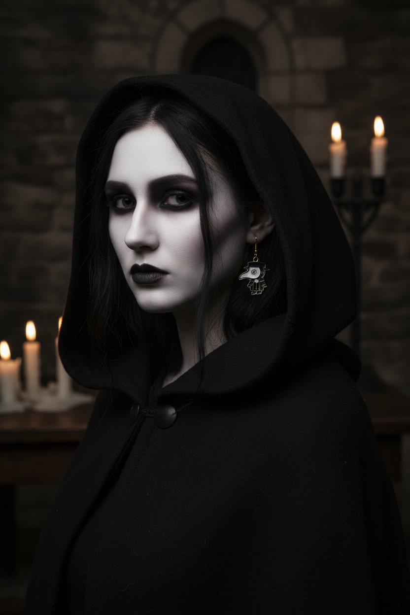 Plague Doctor Earrings – Gothic Witchy Jewelry